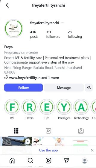 Freya Fertility Ranchi
